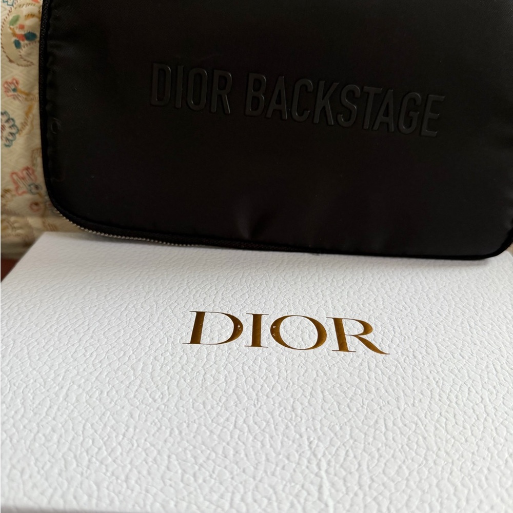 Dior Backstage Black Cosmetic Bag